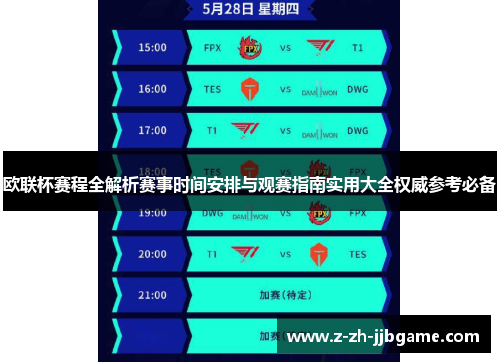 欧联杯赛程全解析赛事时间安排与观赛指南实用大全权威参考必备 欧联杯赛程全解析赛事时间安排与观赛指南实用大全权威参考必备